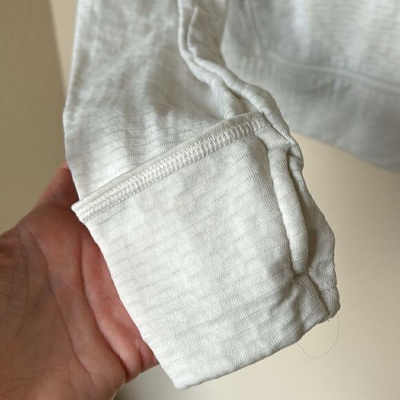 Nike Women's small Running sweatshirt Hoodie Hyperwarm Therma white cream S - Picture 6 of 10